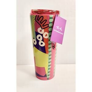 Starbucks She x This Travel Cup 16 fl oz Pink Stainless Steel Beautiful NEW